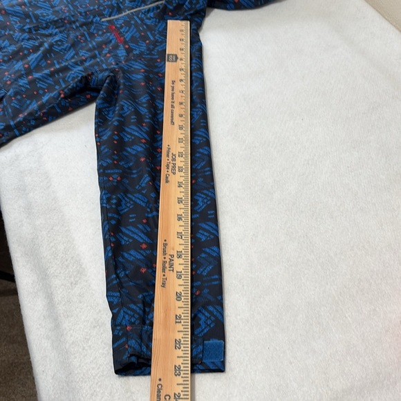 Columbia Black and Blue Geometric Windbreaker - Picture 10 of 11